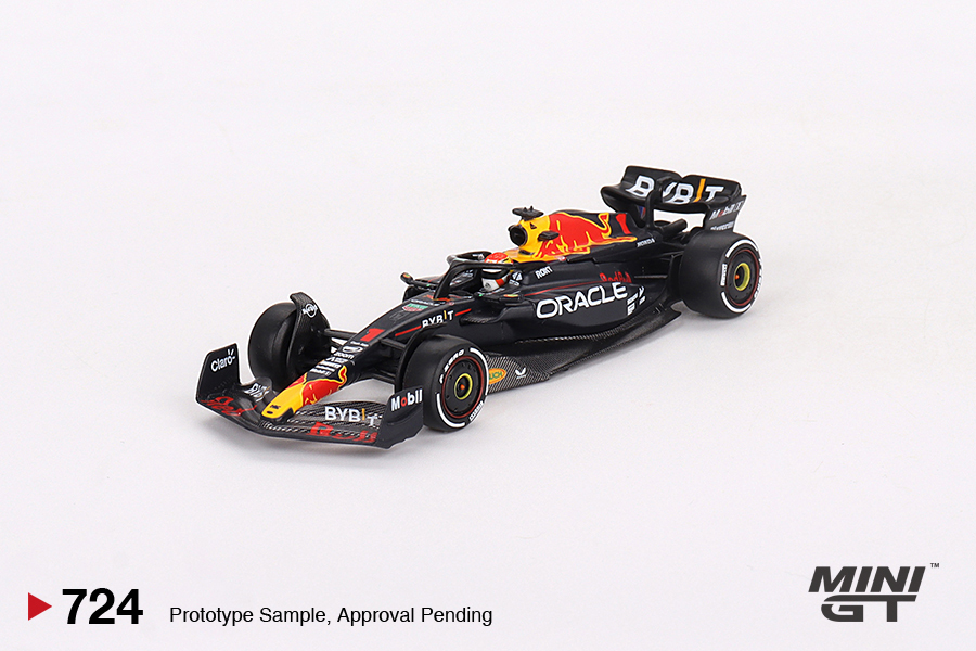 [預訂] Mini GT #724 Oracle Red Bull Racing RB19 #1  Max Verstappen  2023 F1 巴林站冠軍