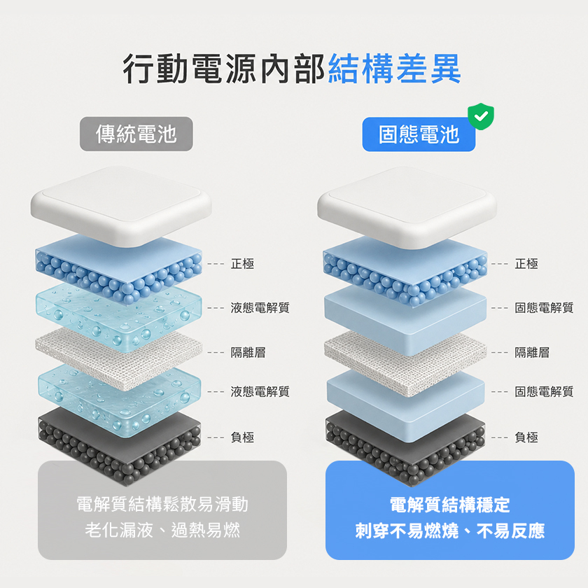 極方塊 行動電源內部結構差異