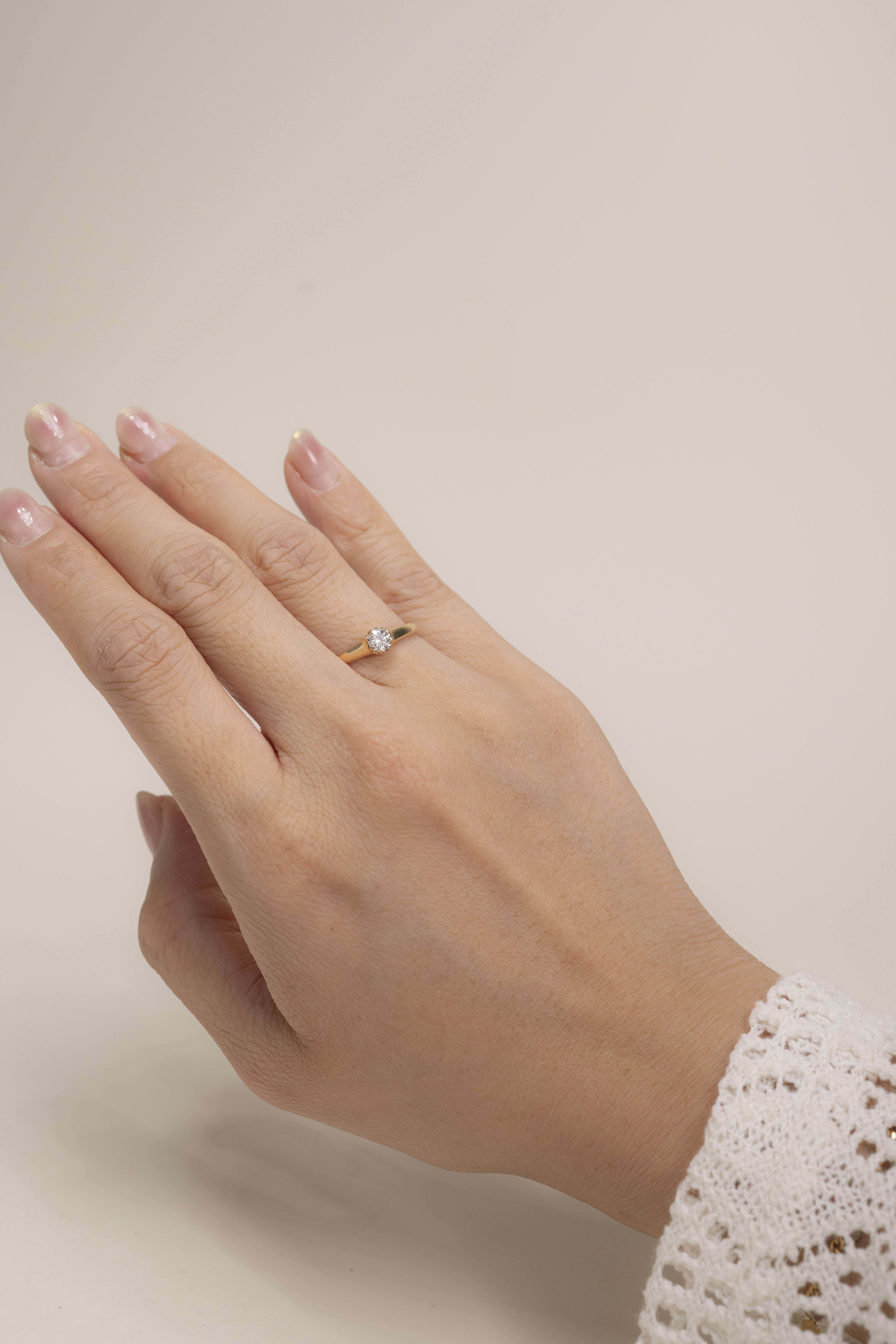18K Brilliant Cut Diamond Ring