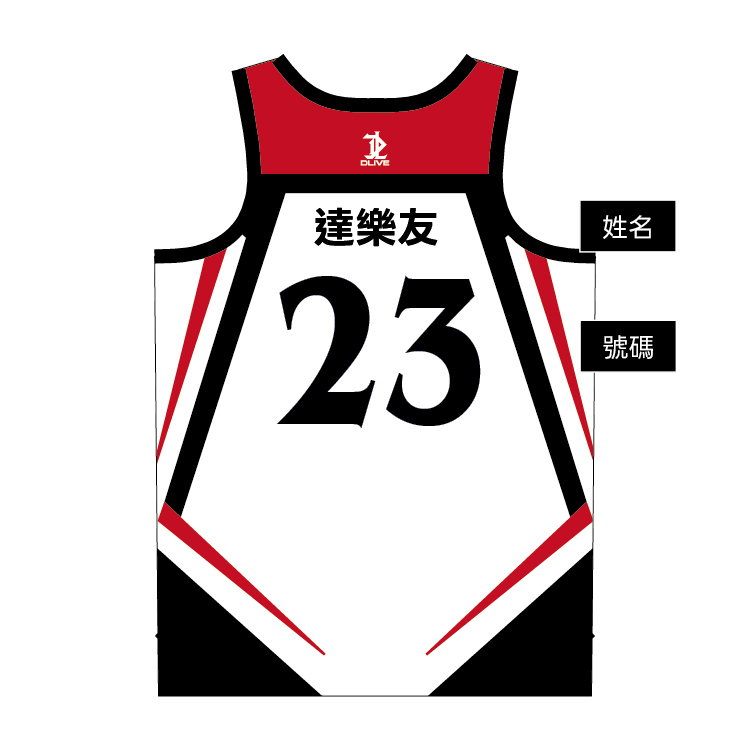 客製紀念V領籃球衣-阿斯特款 (4款)