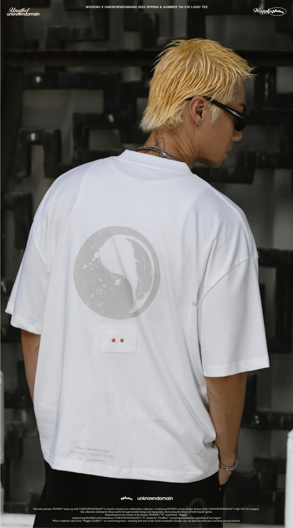 WODEN 25SS 071 X UD TAI CHI LOGO TEE