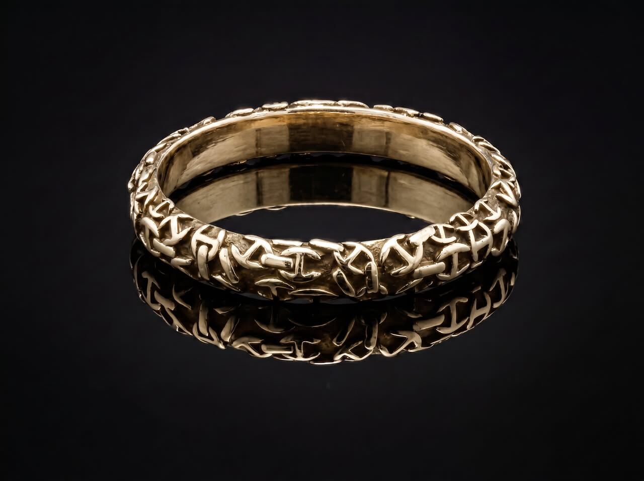 HB447 FRAGMENTS RING I 18K YG