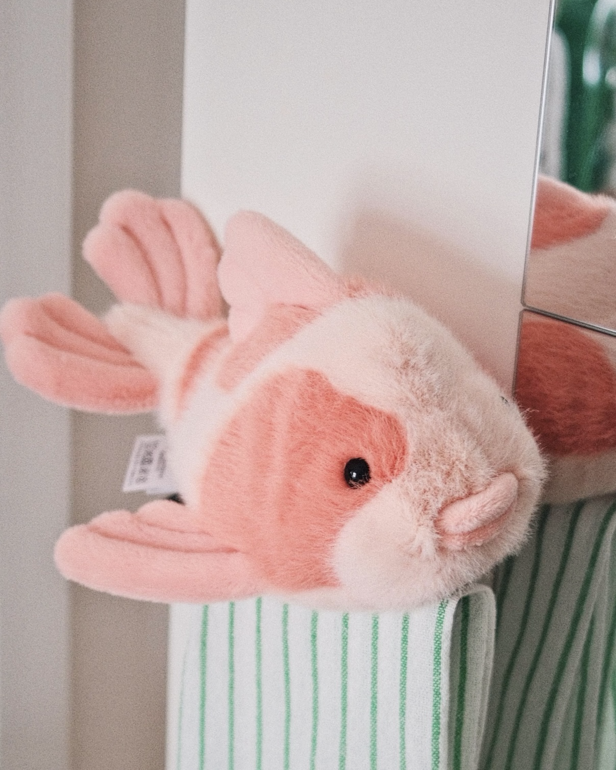 JELLYCAT 2026夏季新品 嘟嘟唇 錦鯉 粉色 魚 毛絨 娃娃 11cm