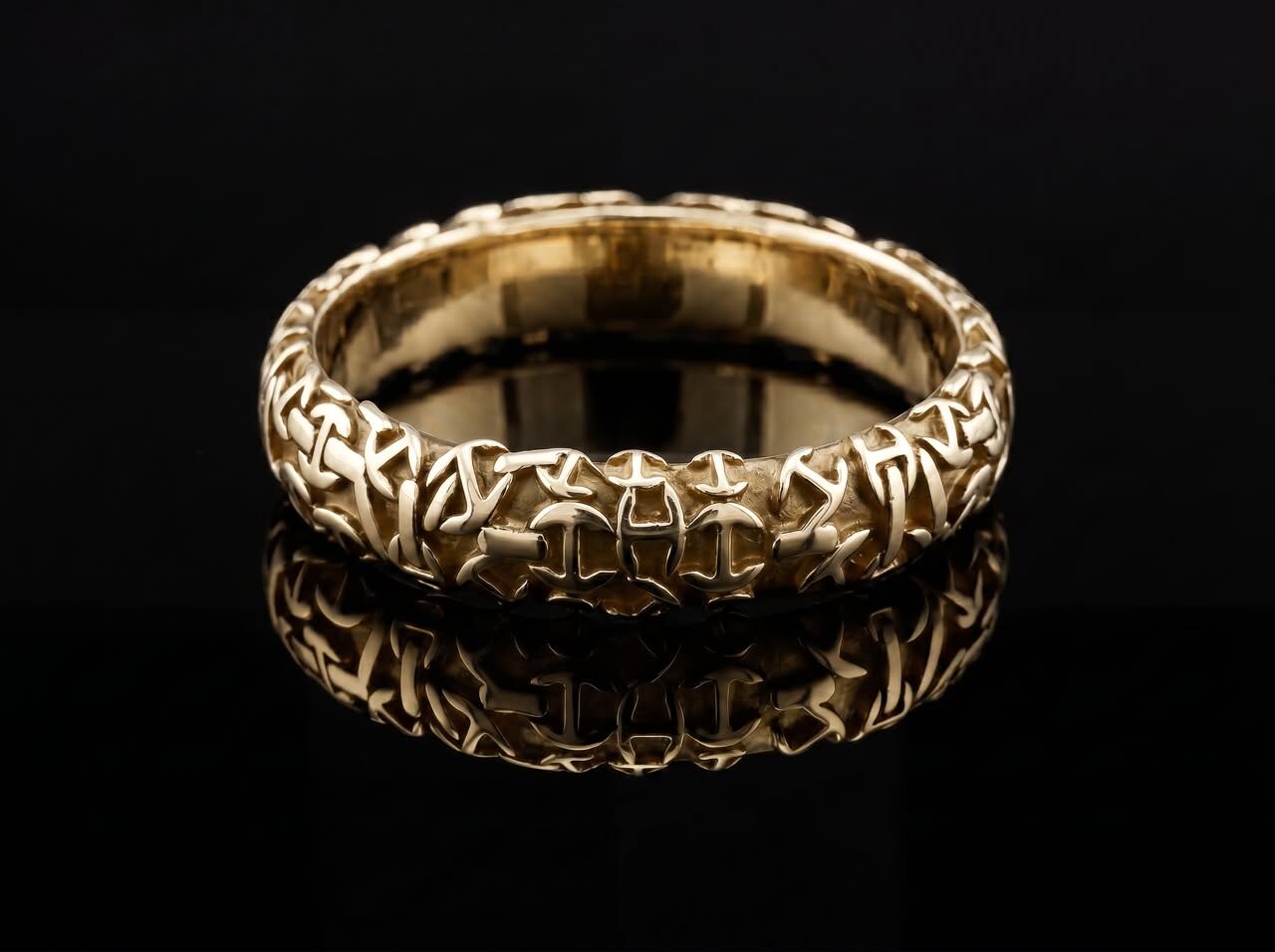 HB448 FRAGMENTS RING II 18K YG
