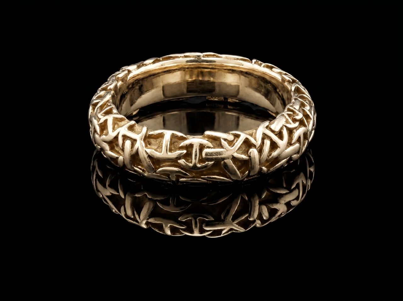 HB449 FRAGMENTS RING III 18K YG