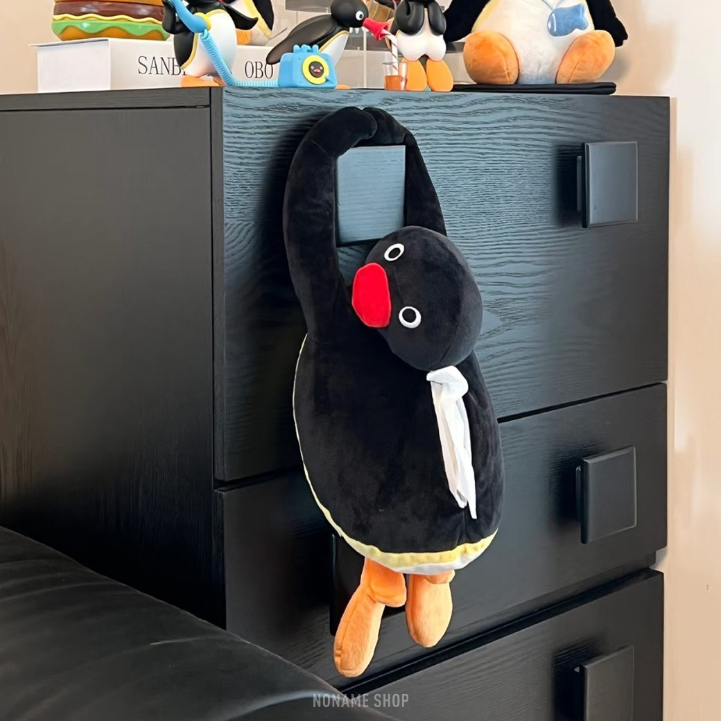 PINGU 企鵝家族 鈕扣 衛生紙套