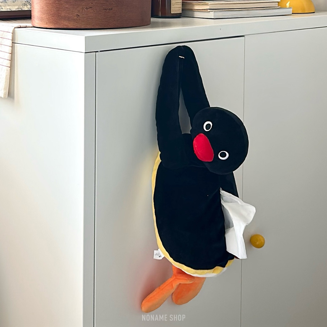 PINGU 企鵝家族 鈕扣 衛生紙套