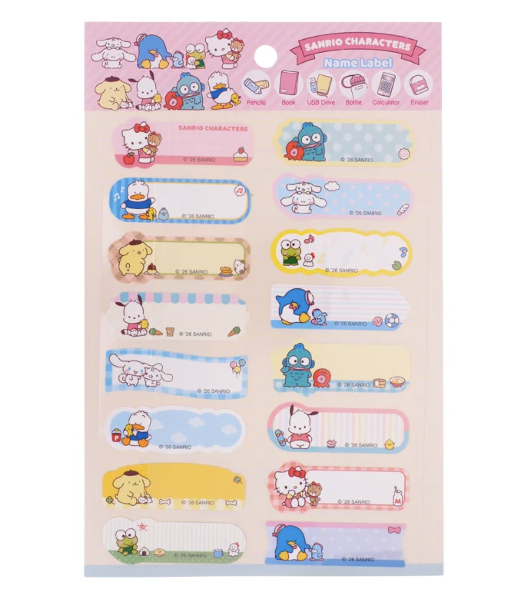 Mix Characters 姓名貼紙 9-5302-60