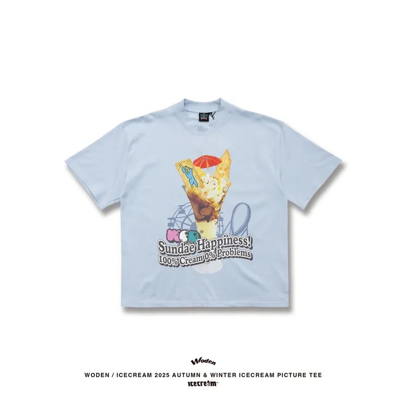 WODEN ICECREAM 2025 Fall & Winter ICECREAM Picture Tee