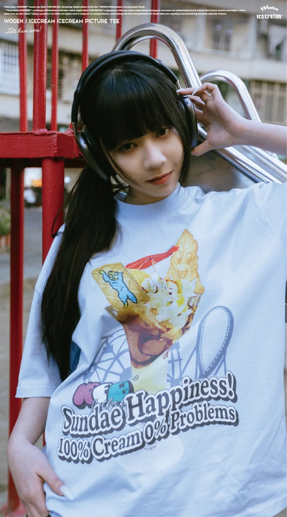 WODEN ICECREAM 2025 Fall & Winter ICECREAM Picture Tee