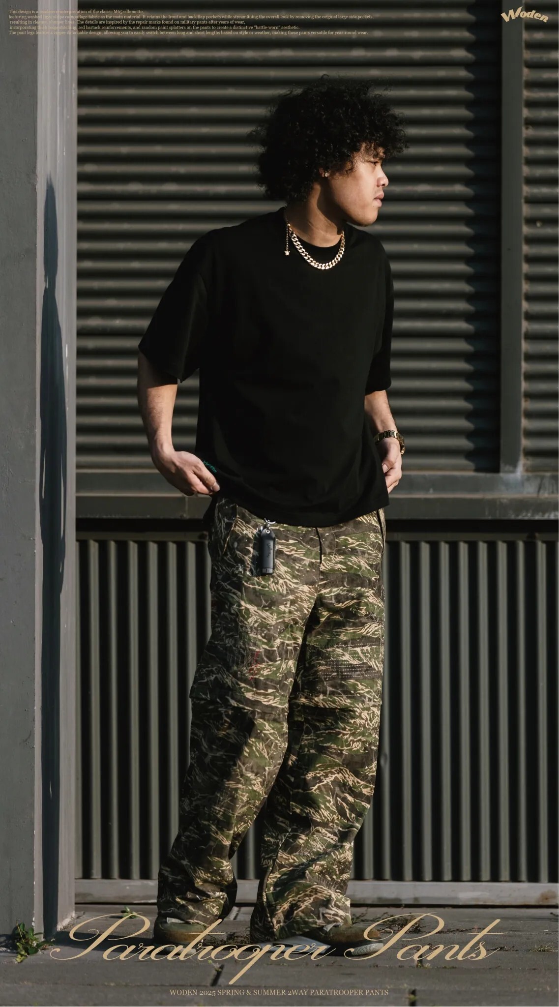 WODEN 2025 Spring & Summer 2Way Paratrooper Pants