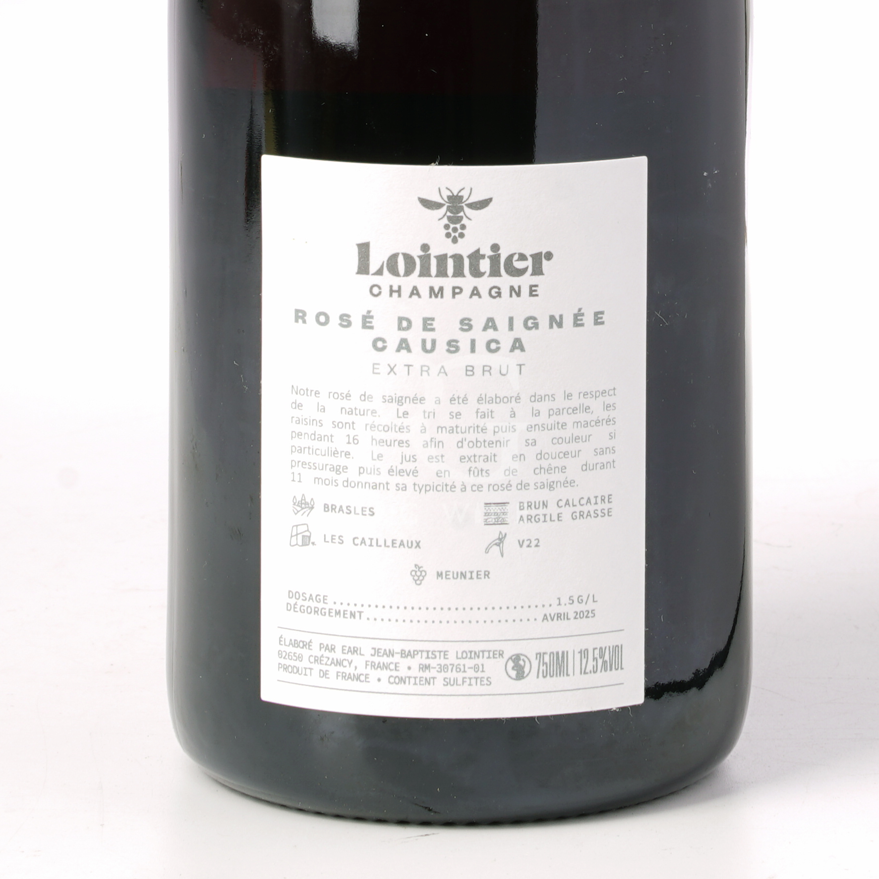 Lointier Causica Rose de Saignee Extra Brut