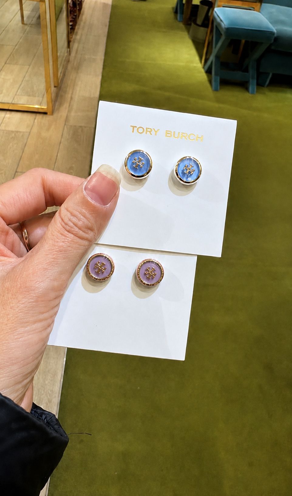 LYS01782 Tory Burch Mother of Pearl 耳環系列