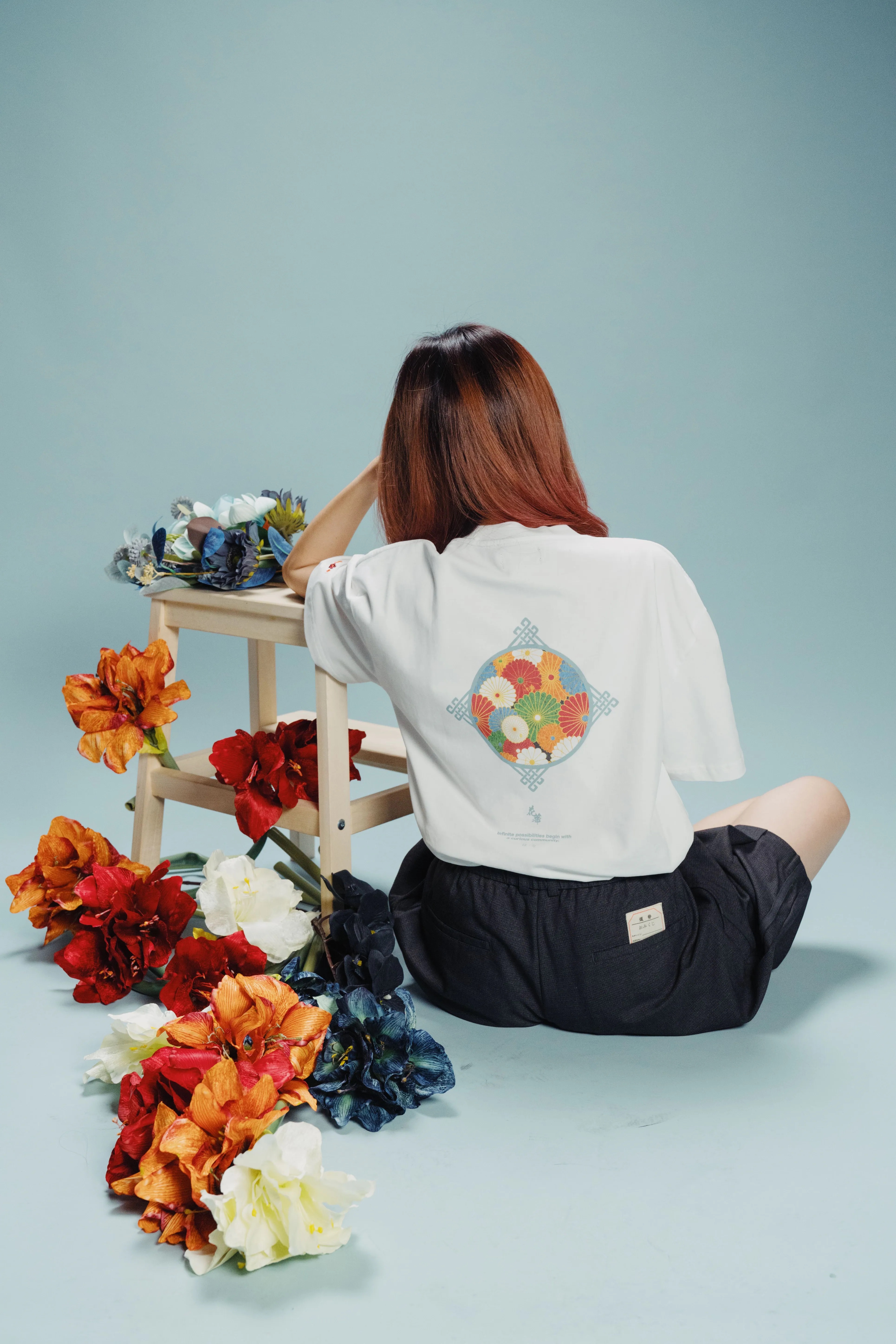 Fumble HANA 和風花華 T恤