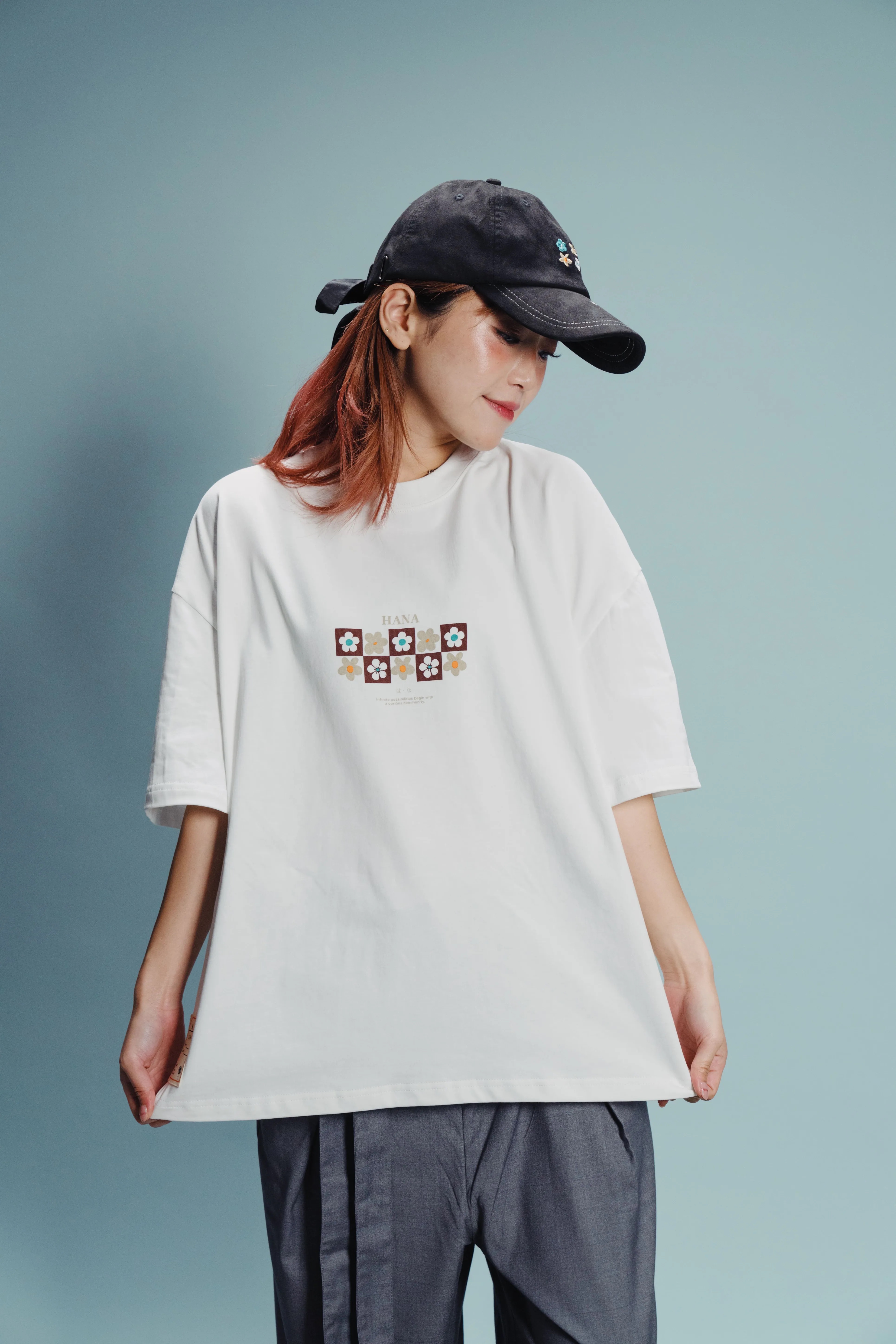 Fumble HANA 小花卉Tee｜白色