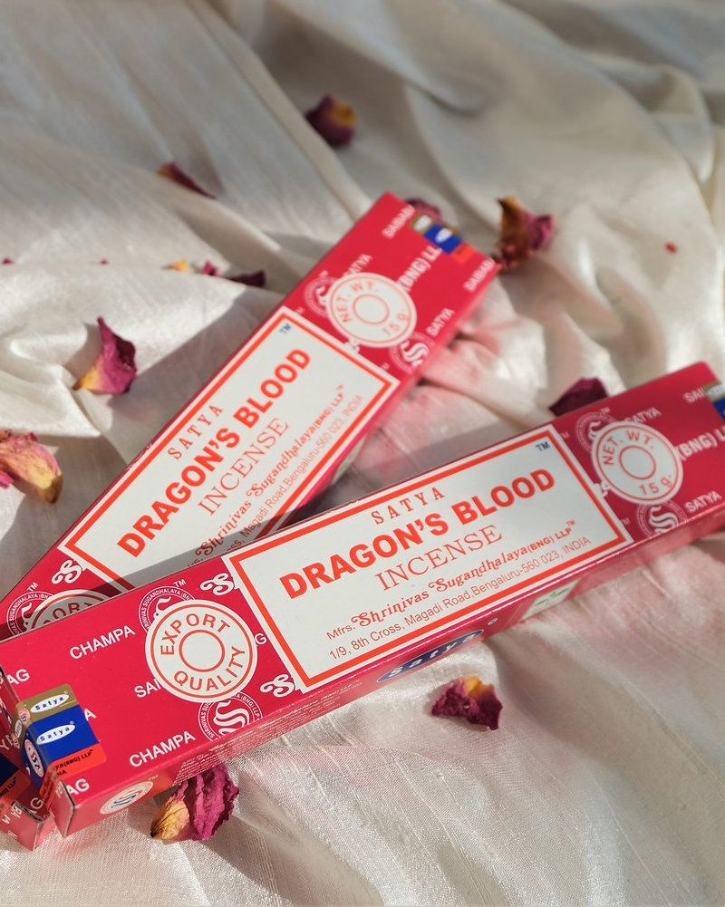 SATYA SAI BABA 龍血經典線香 南印版｜Dragon’s Blood Incense（15g）