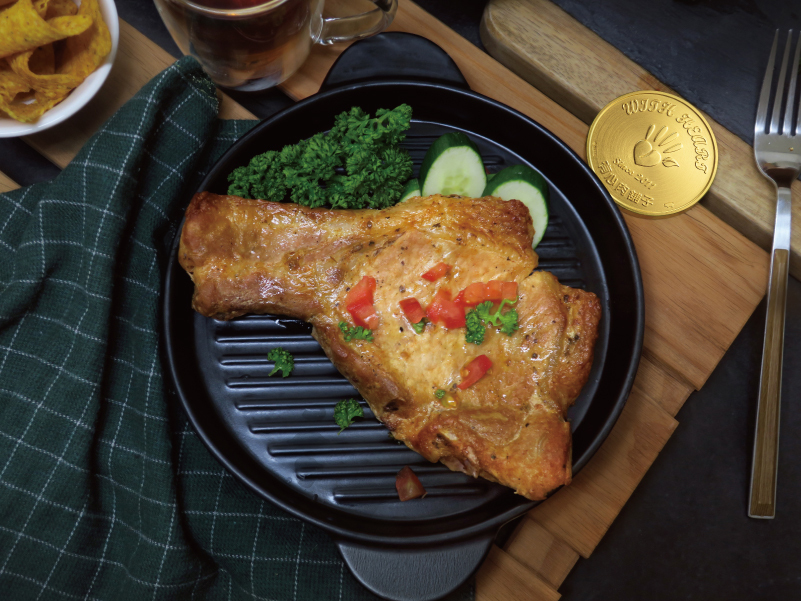Cooked Provencal Pork Lion Chop