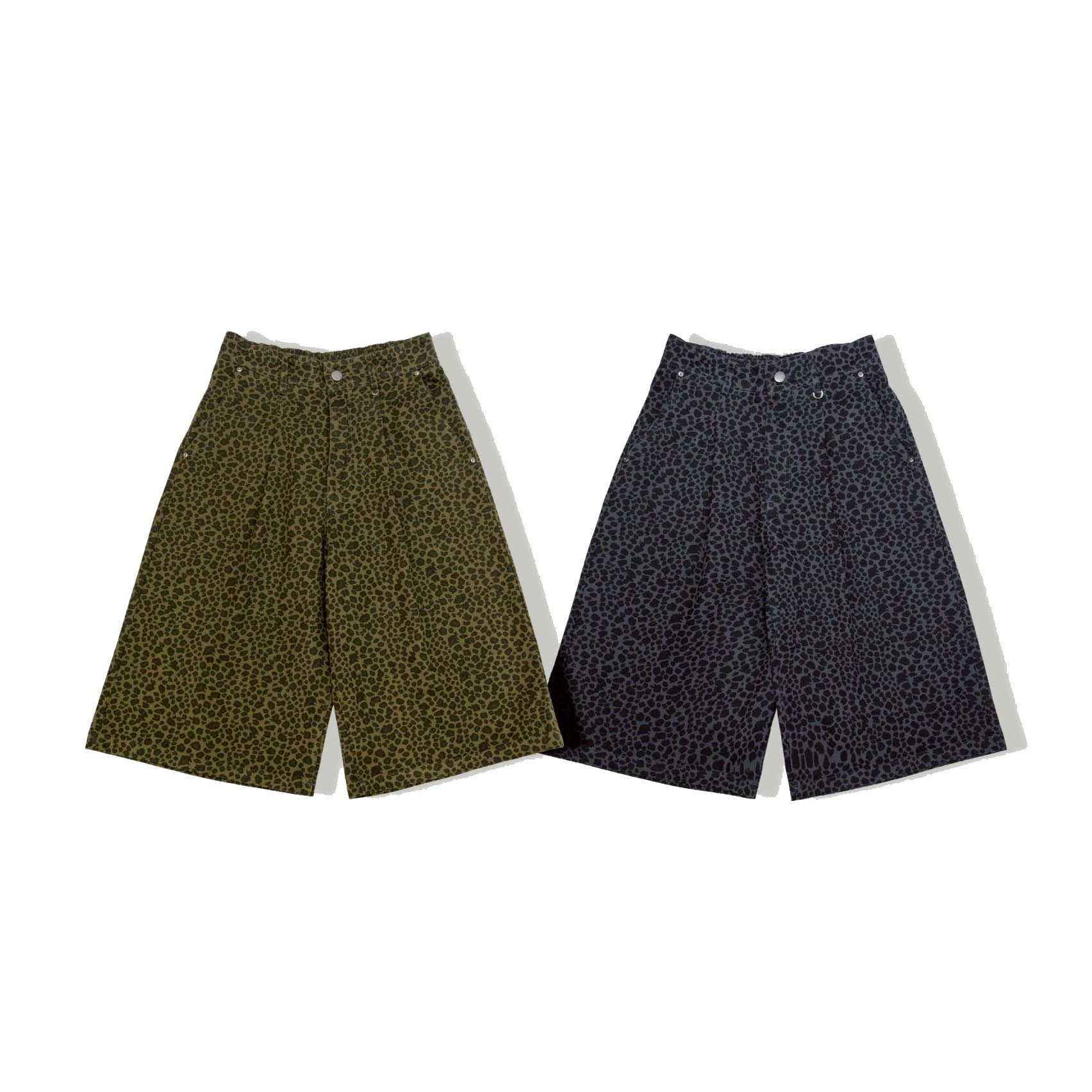 【車庫服飾】Muilly 豹紋七分褲
