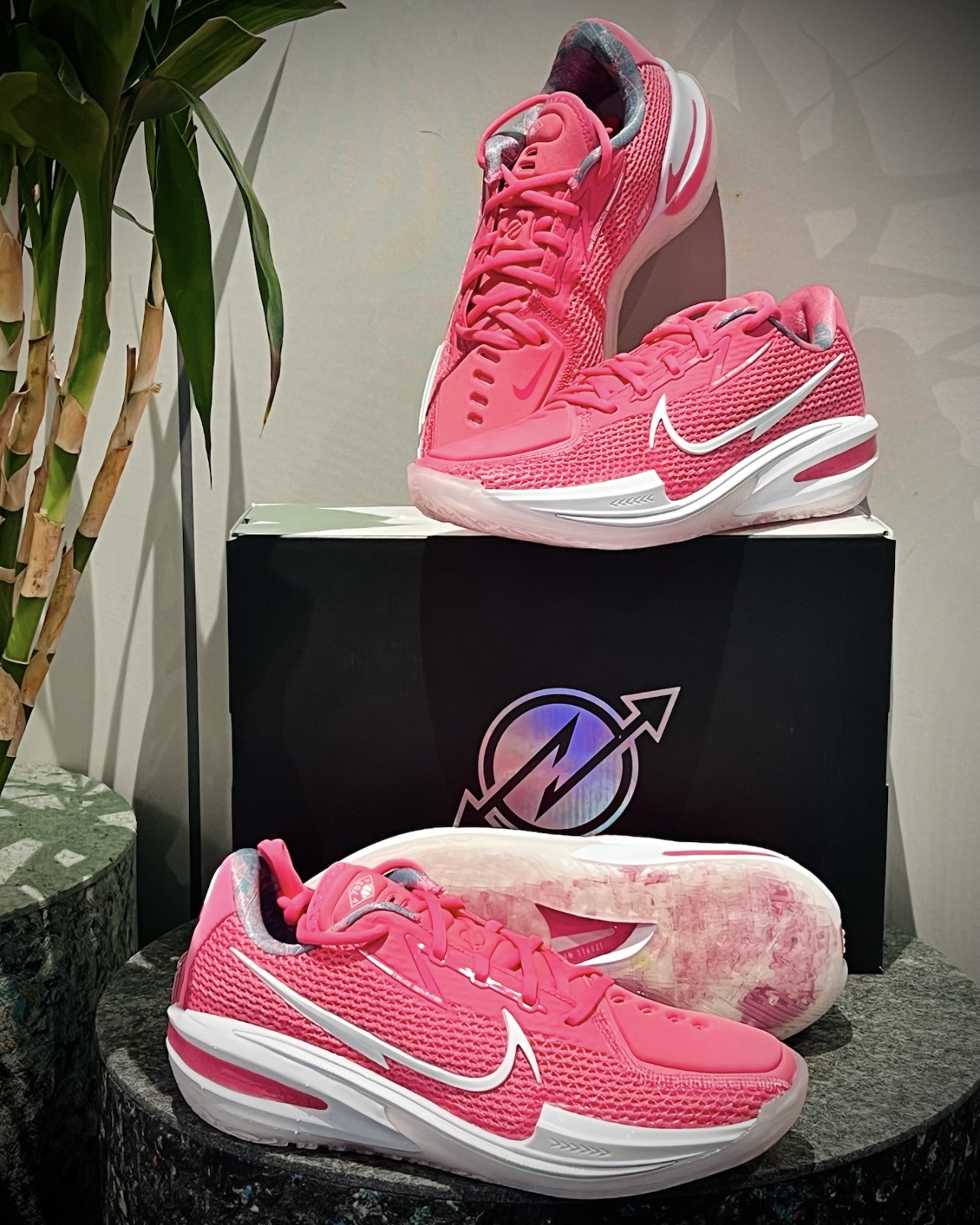 [限量商品不退換] 男鞋 NIKE AIR ZOOM GT CUT UNSEEN HOURS VIRGINIA 桃紅 粉色 氣墊 緩震 實戰 籃球鞋【CZ0176-600】GTCUT GT1