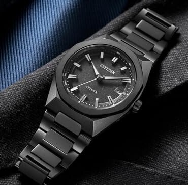 萬年鐘錶 - Citizen 星辰錶 ATTESA  光動能電波時計鈦金屬電波對時男錶 CB3045-61E 錶徑39MM