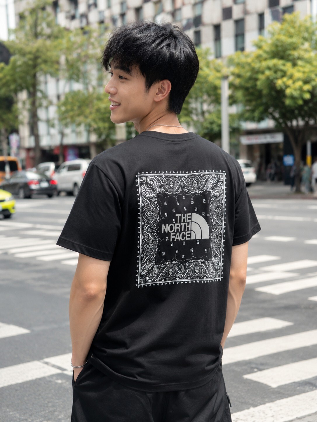 【預購】The North Face M'S BANDANA S/S R/TEE 腰果花 變形蟲 短T NT7UR13
