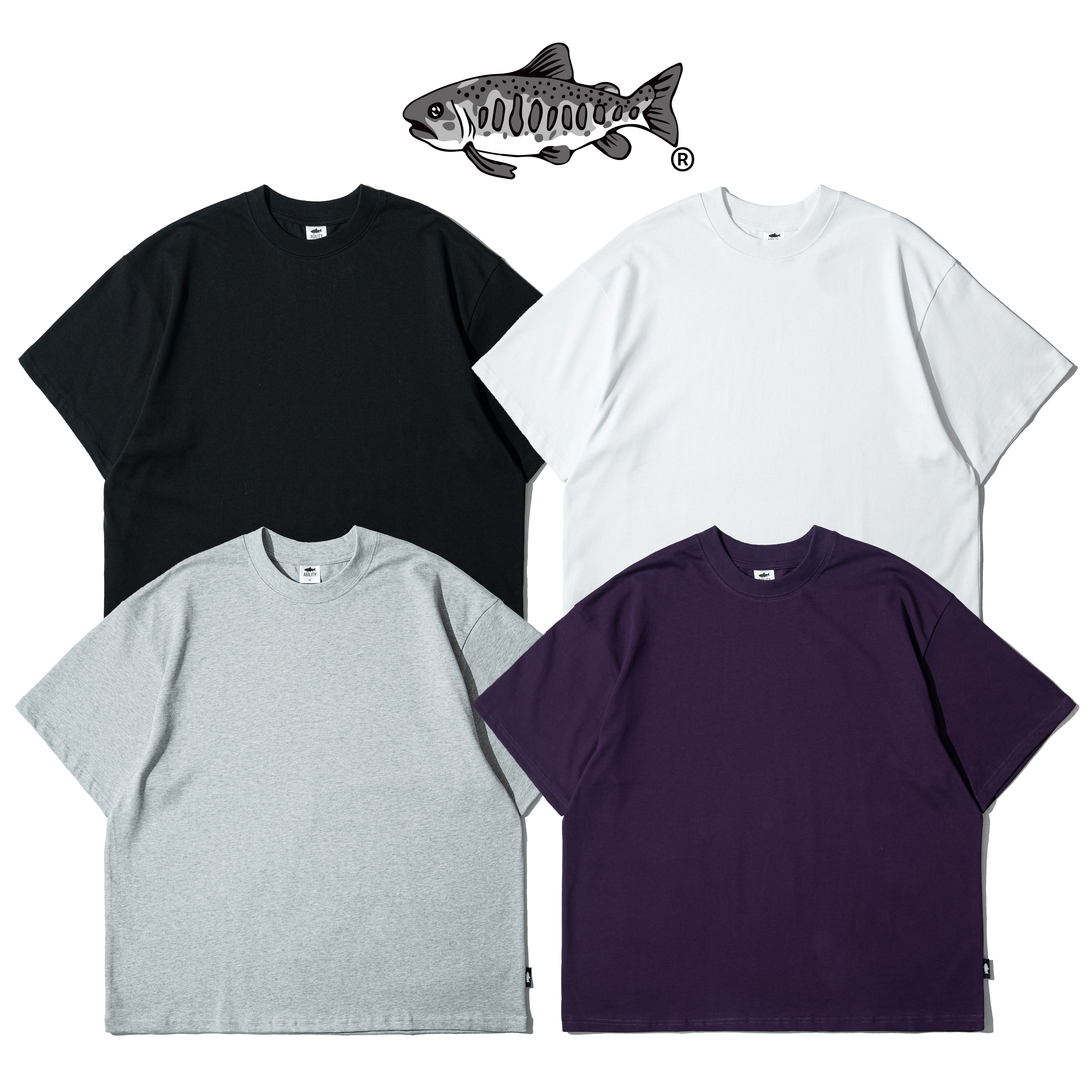 AGILITY Basic Heavyweight Tee 重磅寬版 基礎短Tee [RS0]