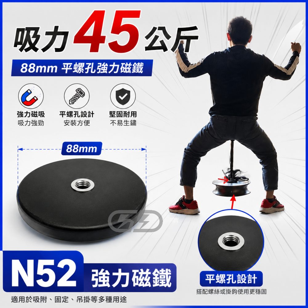 (A01) 88MM磁鐵 晶典光電