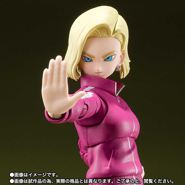 萬代 SHF  人造人18號 七龍珠 可動完成品
