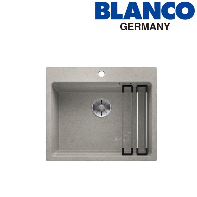 Blanco "Etagon 6" 525300 Countertop Granite composite kitchen sink with Waste Kit (Concrete-style)
