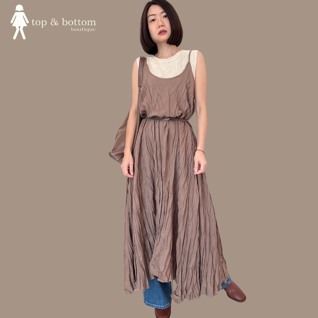 SLEEVELESS KNIT BLOUSE