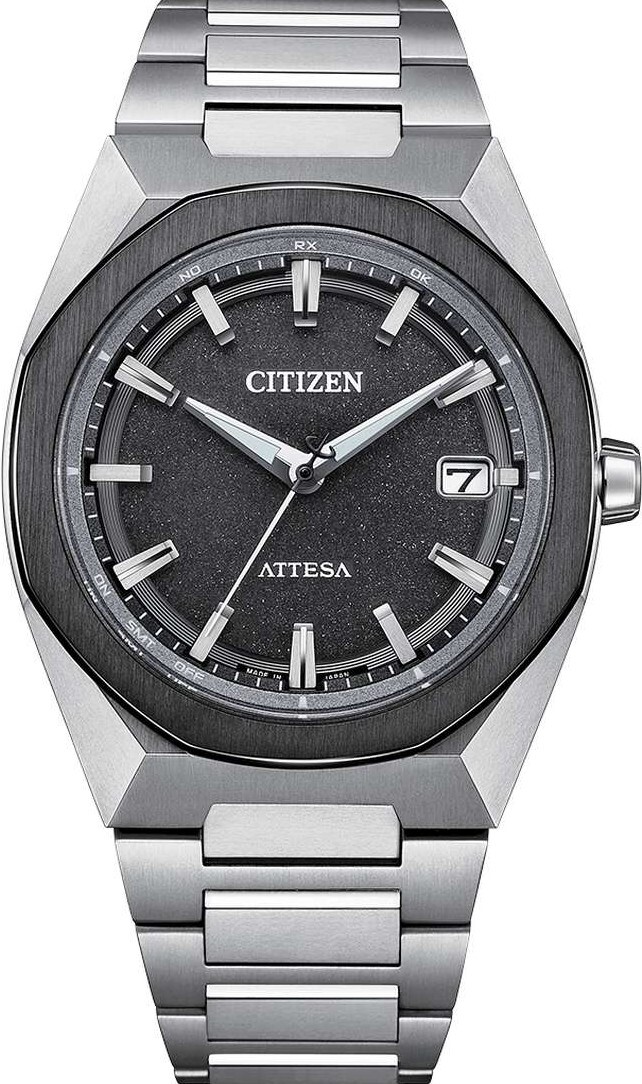萬年鐘錶 - Citizen 星辰錶 ATTESA  光動能電波時計鈦金屬電波對時男錶 CB3044-55E 錶徑39MM