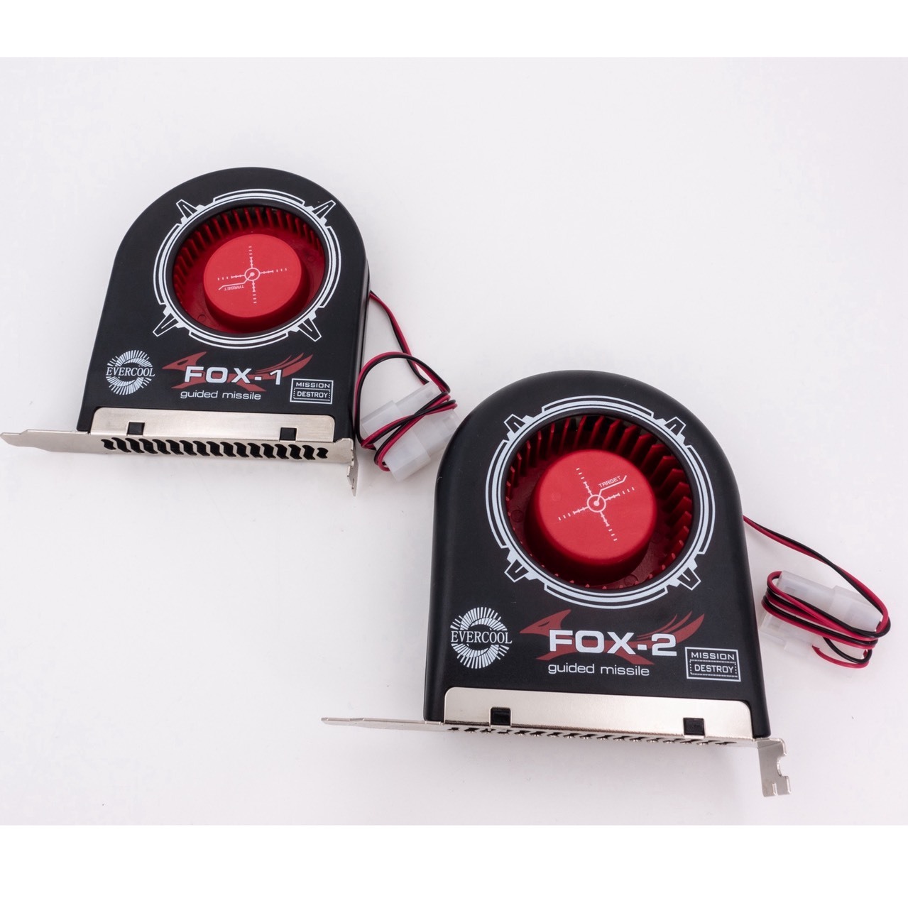 EVERCOOL FOX-1 FOX-2 PC 電腦機箱散熱器