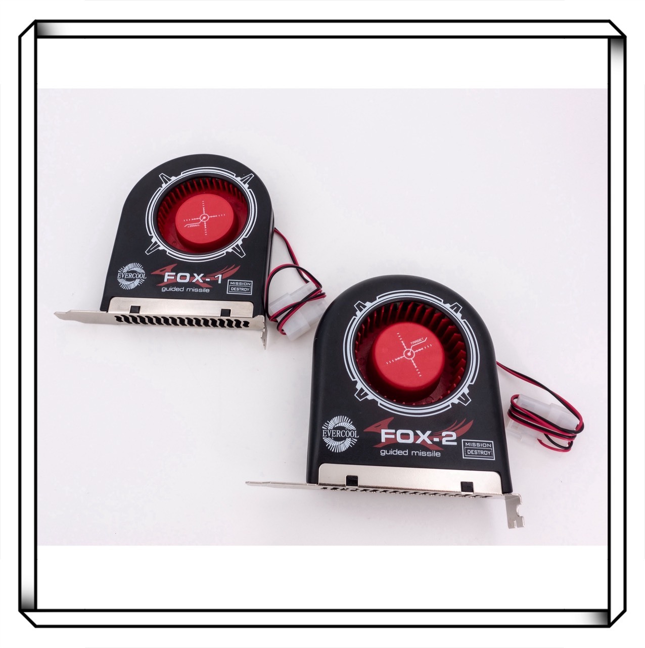 EVERCOOL FOX-1 FOX-2 PC 電腦機箱散熱器