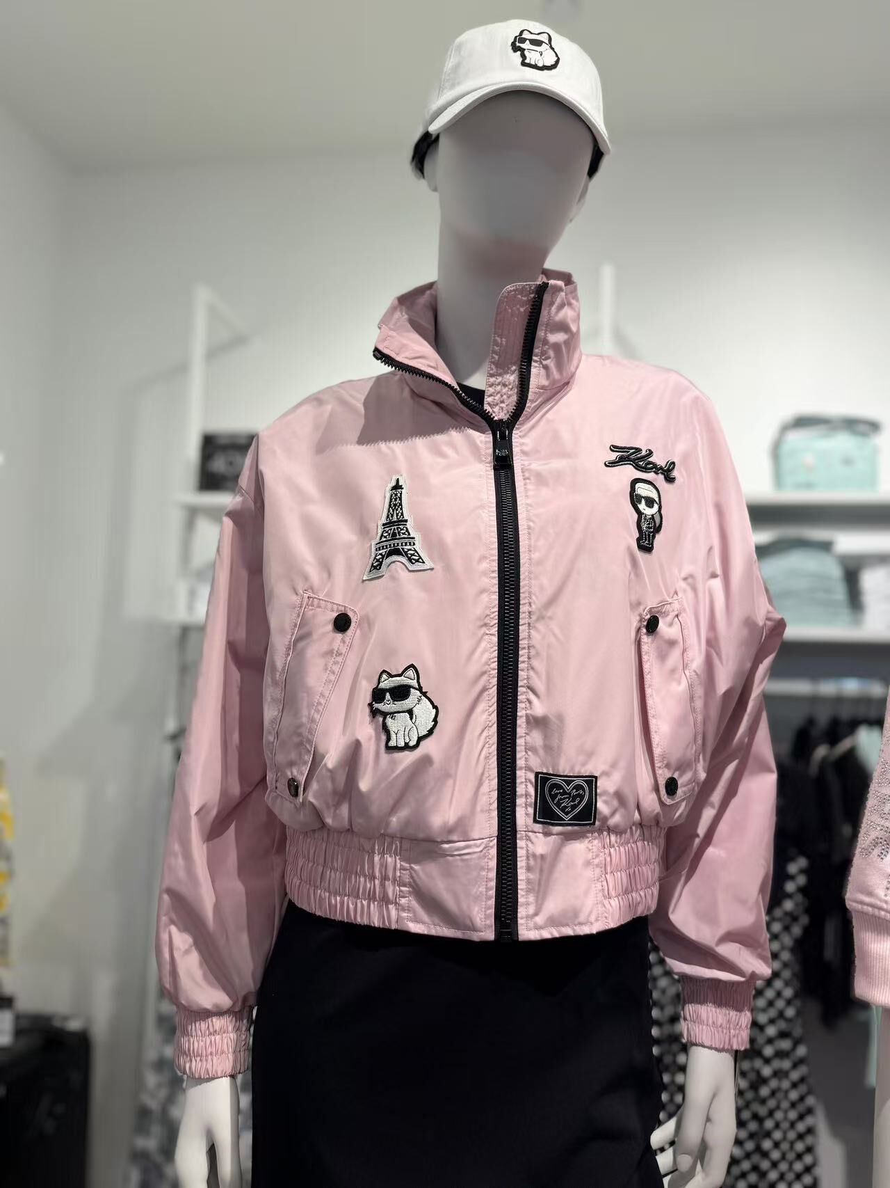 【預購】Karl Lagerfeld H052044 女裝粉紅色外套