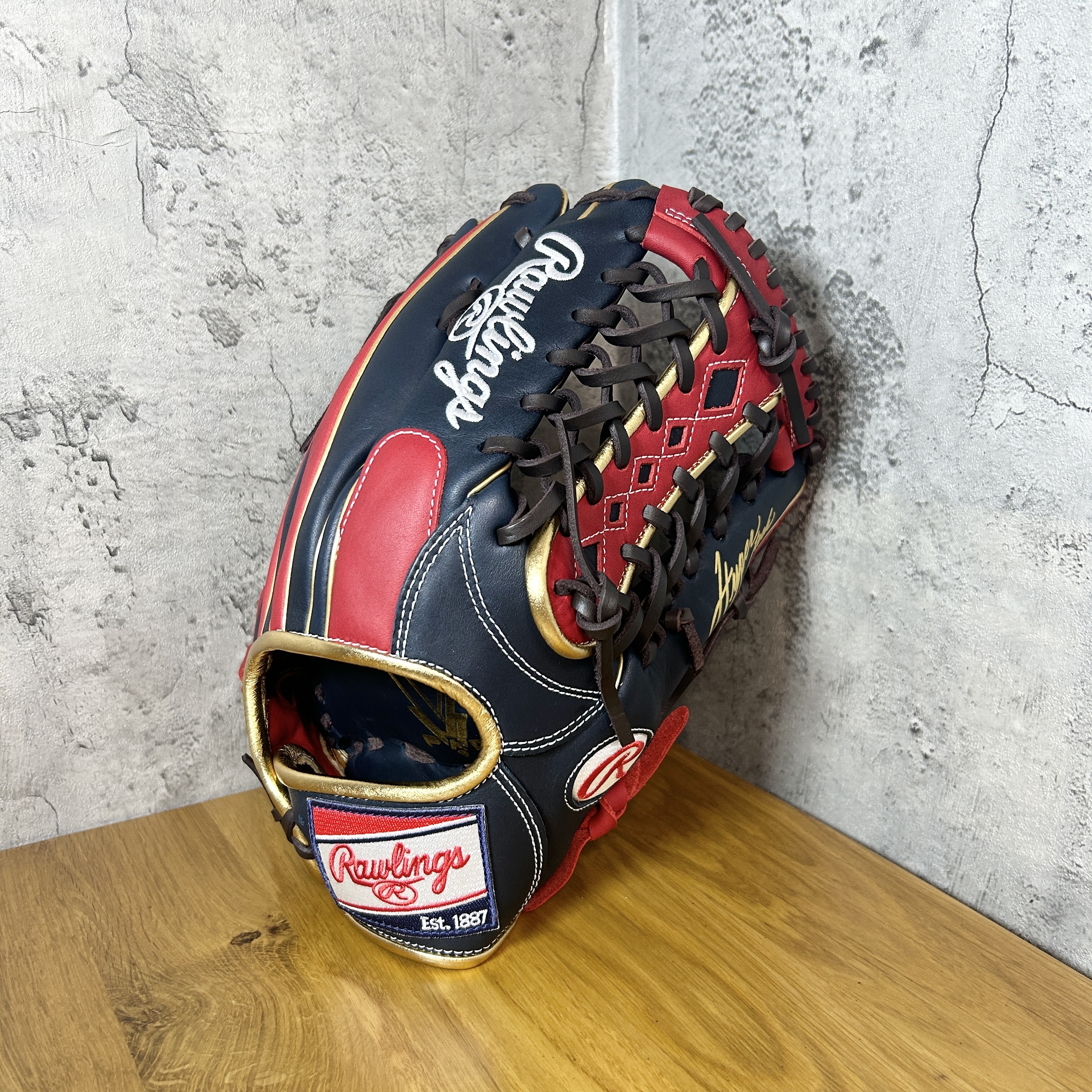 12.75吋 Rawlings HYPER TECH COLOR SYNC 軟式 外野手用 GR6HTCY719