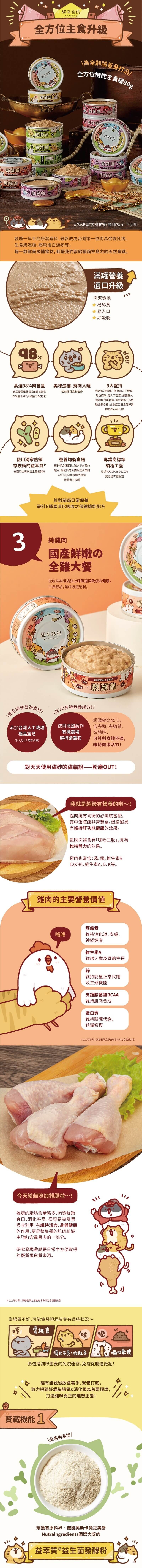 貓有話說 (純雞肉) 尋寶罐主食罐