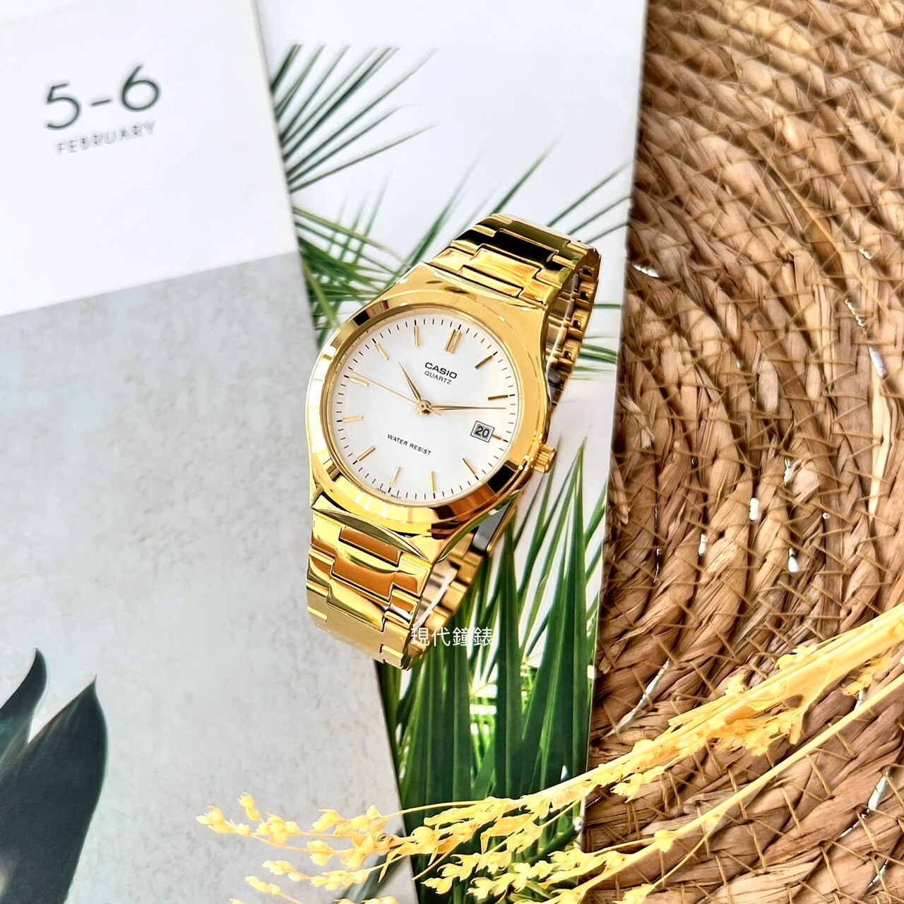 【CASIO 卡西歐】精緻時尚金色腕錶MTP-1170N-7A 36mm 現代鐘錶