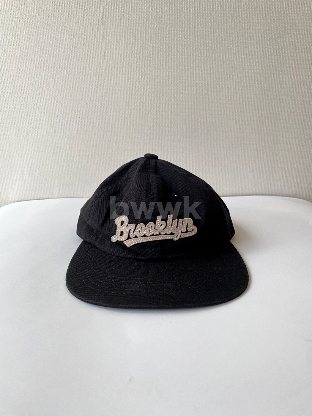 Brooklyn拼布平板帽-黑