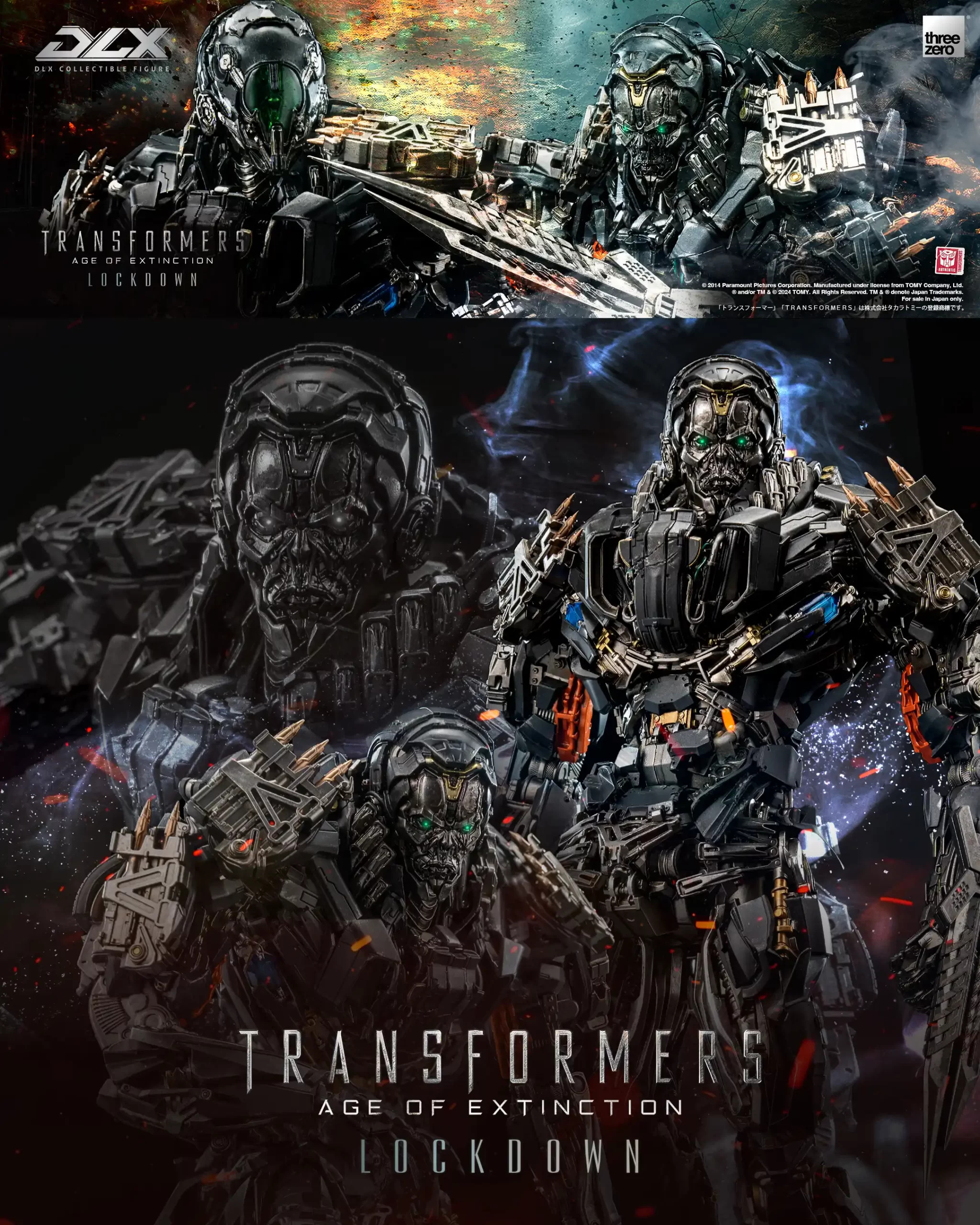 Threezero Transformers 變形金剛 Age of Extinction DLX Lockdown 禁閉 (現貨)