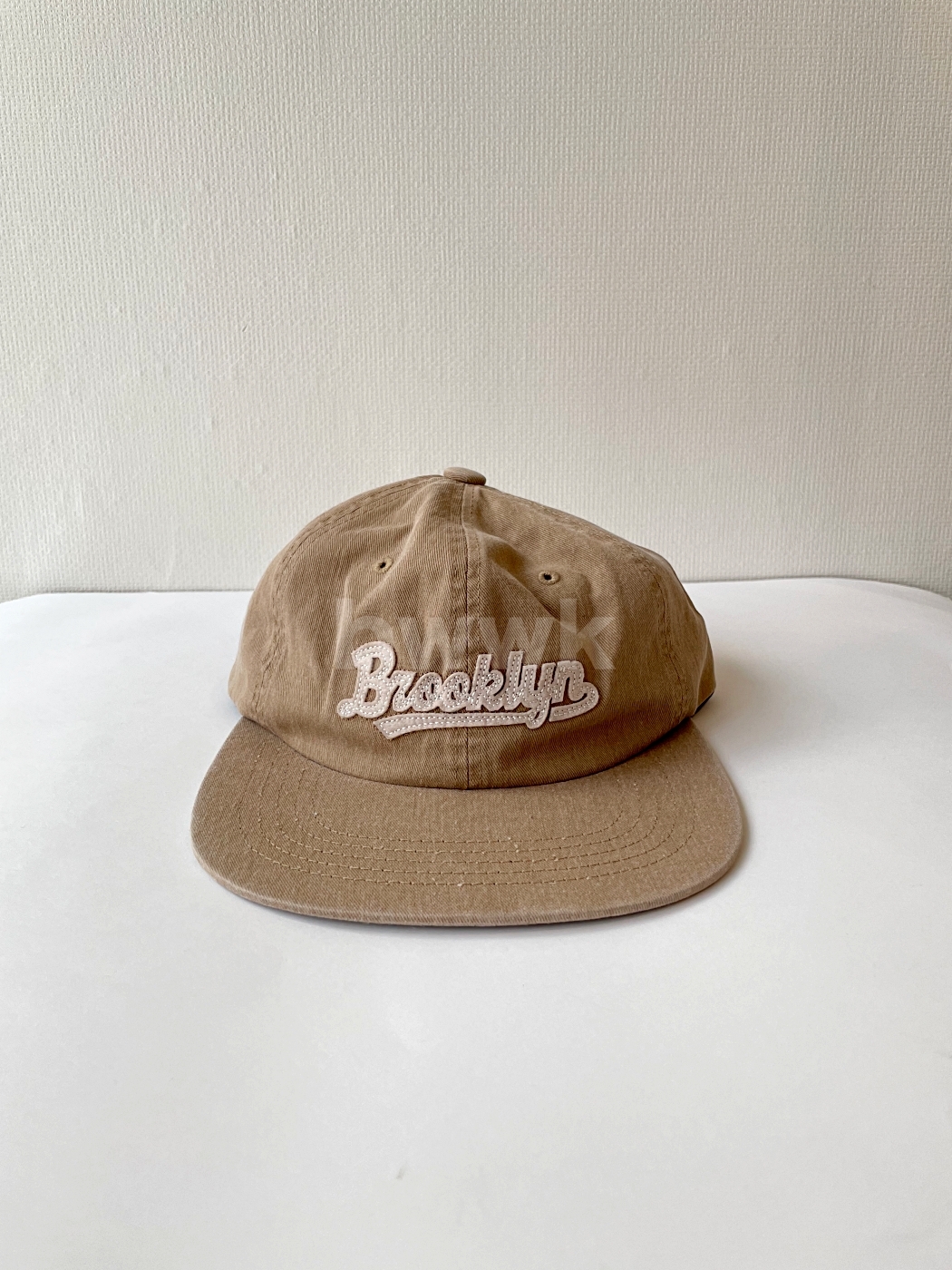 Brooklyn拼布平板帽-駝