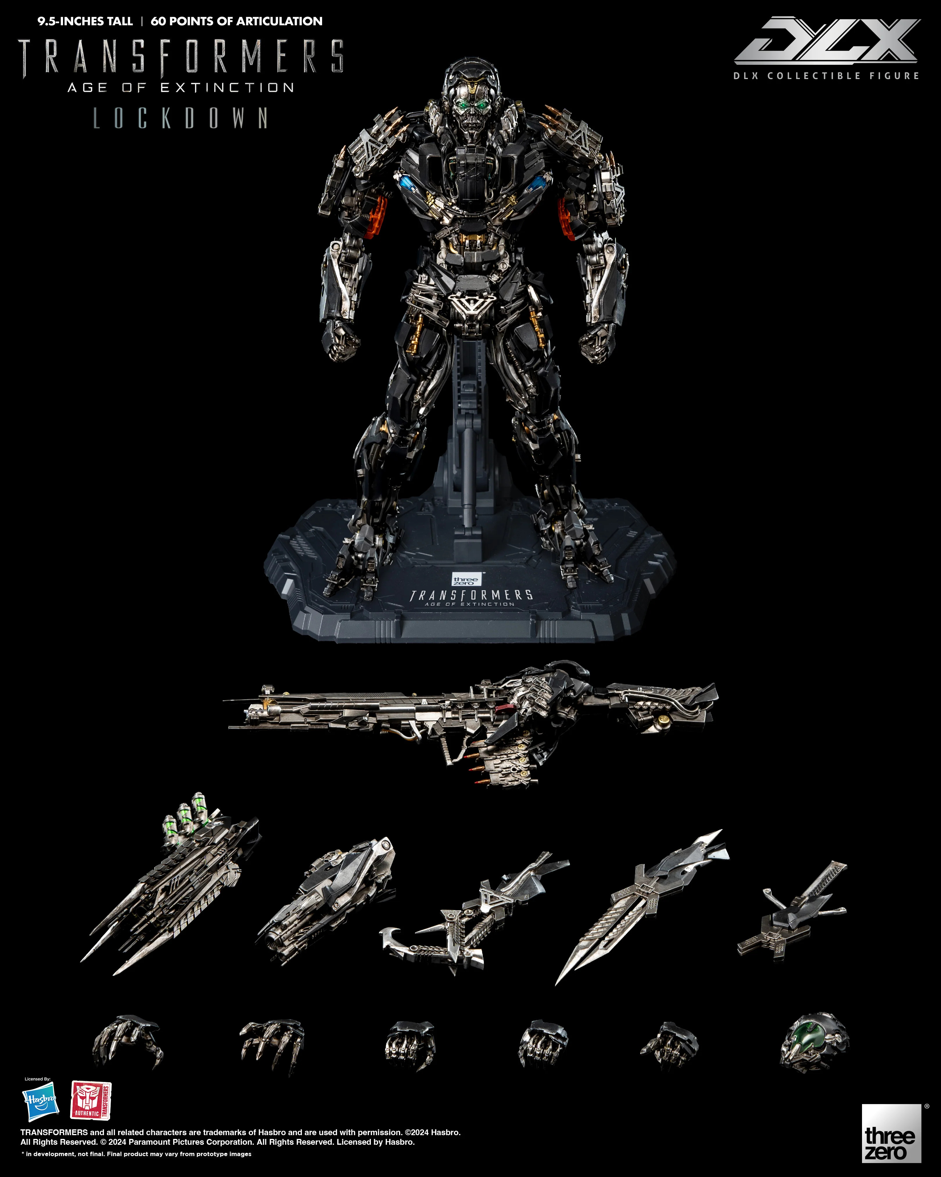 Threezero Transformers 變形金剛 Age of Extinction DLX Lockdown 禁閉 (現貨)
