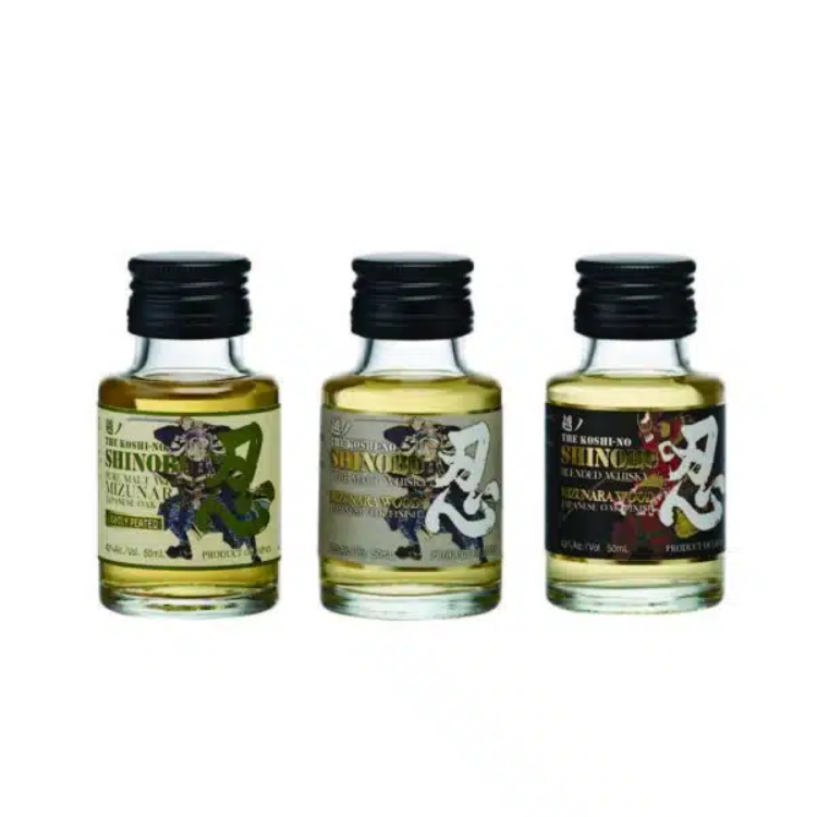 SHINOBU Whisky Miniature 3 Pack (50ml x 3) 忍迷你套裝