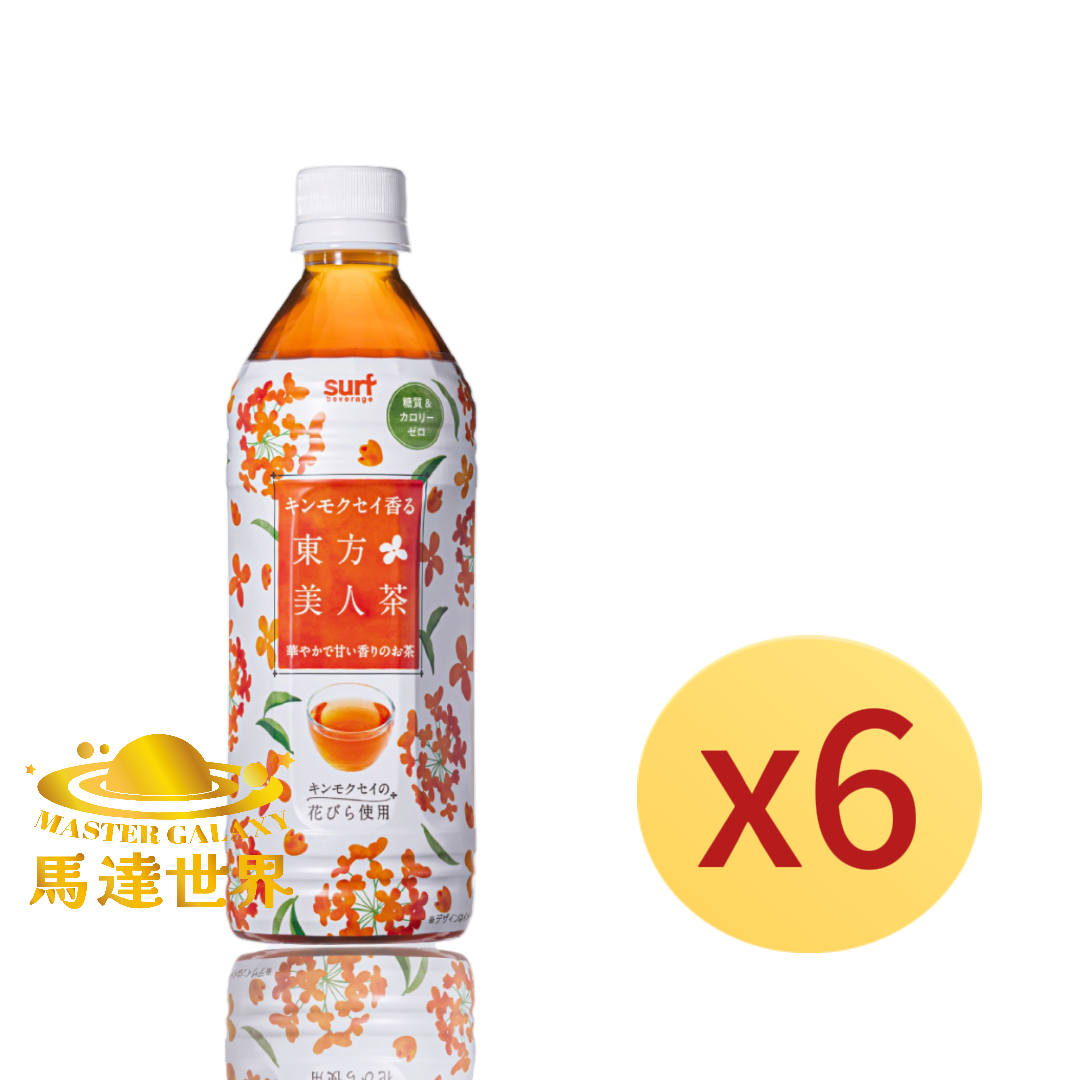 【6支裝】桂花香東方美人茶 500ml 日本直送 此日期前最佳：2027年4月6日