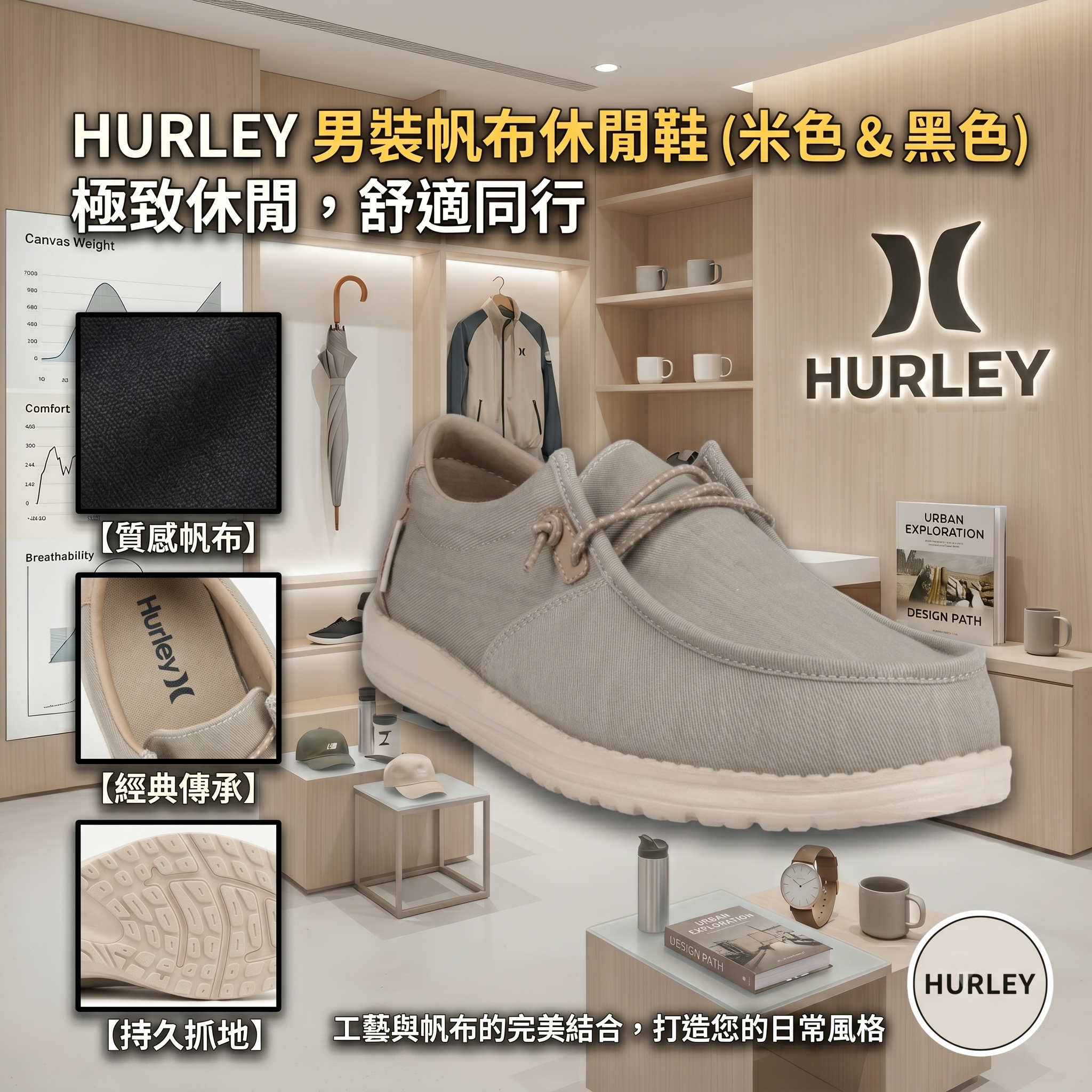 【預購】Hurley H052011 男裝休閒鞋