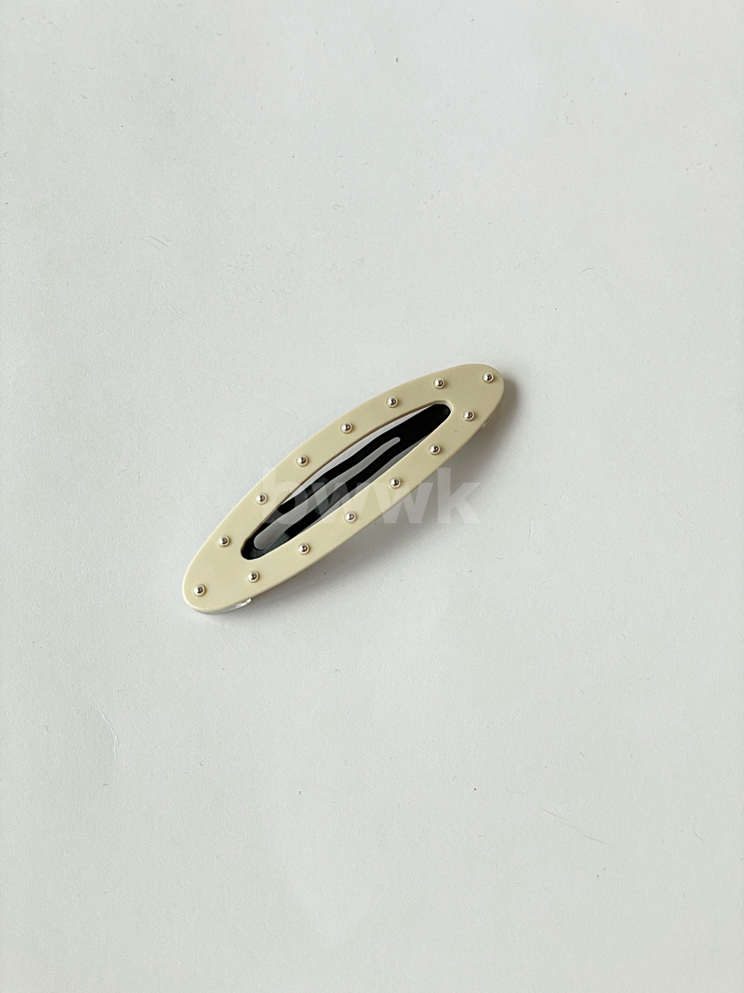 復古點點彈力夾_單入