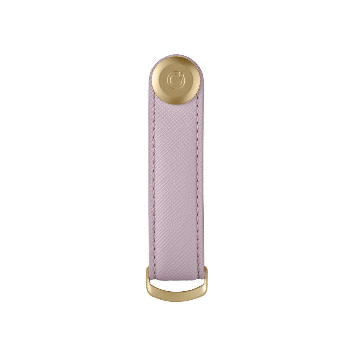 Orbitkey | 十字紋皮革鎖匙扣 - 淡紫色