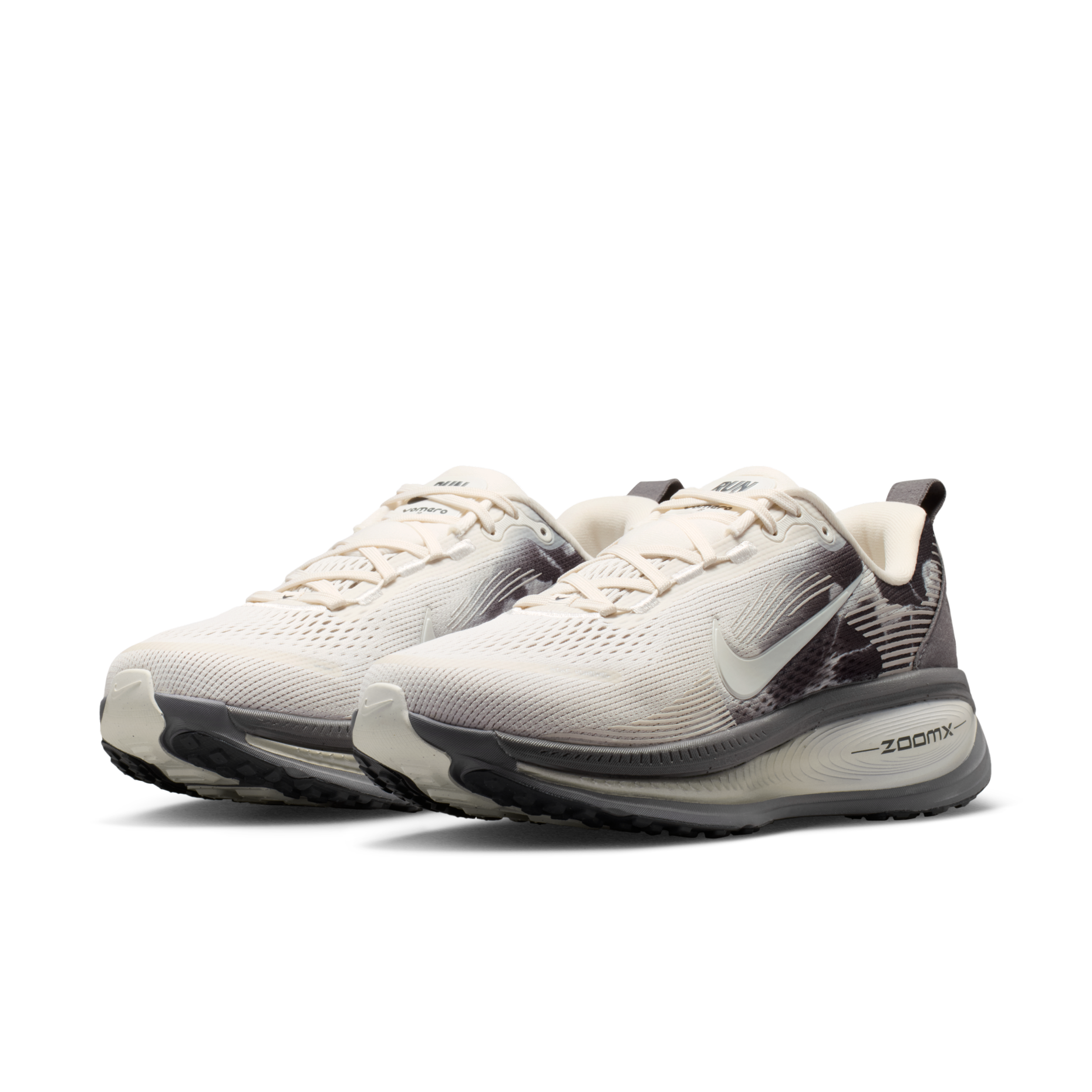女鞋 NIKE W VOMERO 18 SE 米白灰炭 網布 氣墊 緩震 運動鞋【IF4463-002】