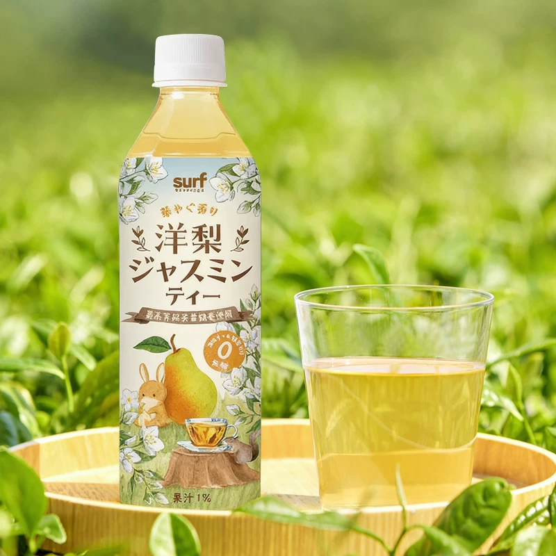 【原箱24支裝】洋梨茉莉茶 500ml 日本直送 此日期前最佳：2027年4月12日