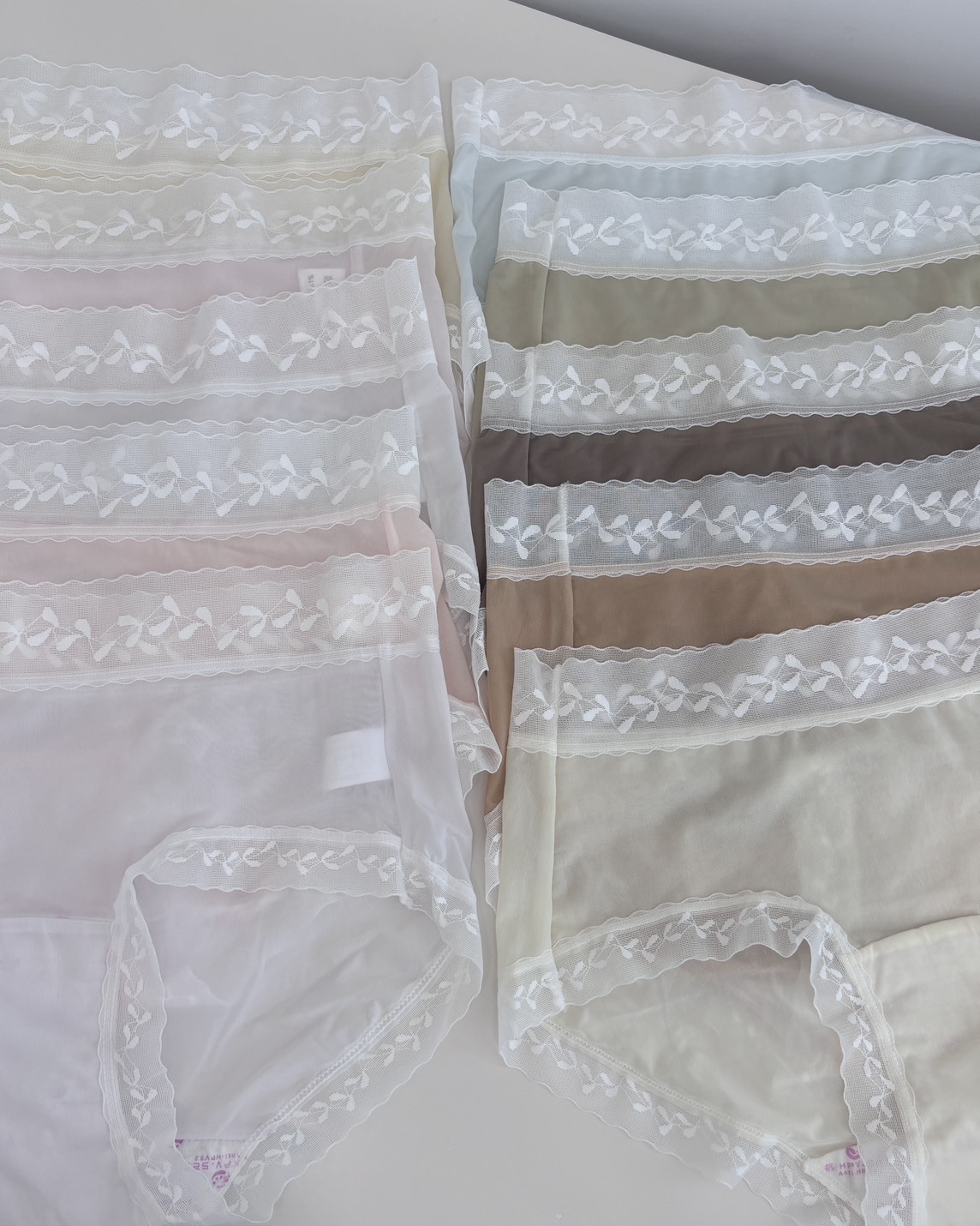 法朵Fado shop｜裸感體驗！冰絲花邊透氣內褲套組 720C024 十件組