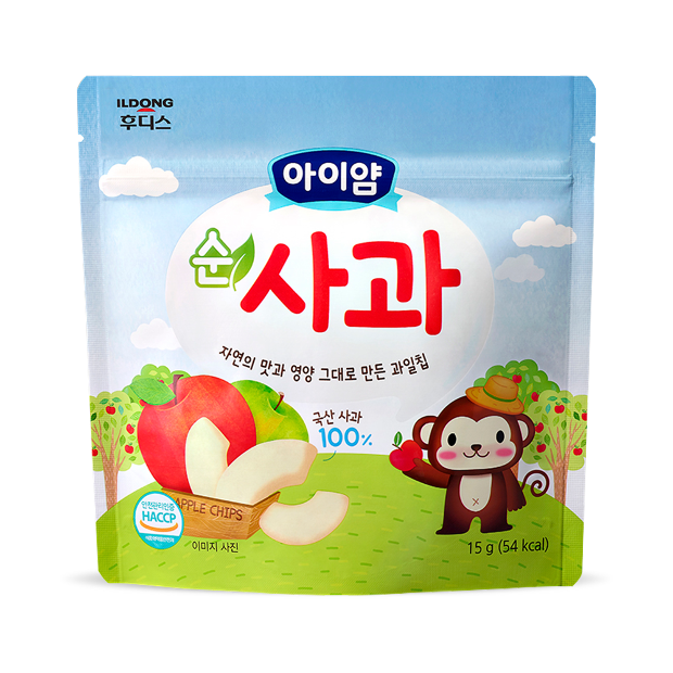 【ILDONG】Freeze-Dried Fruit Chip (Apple) 15g - Suitable for 6 months+